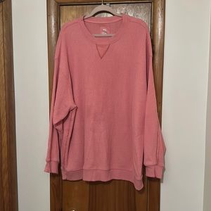 Women’s Aerie waffle knit jersey.  XXL runs big